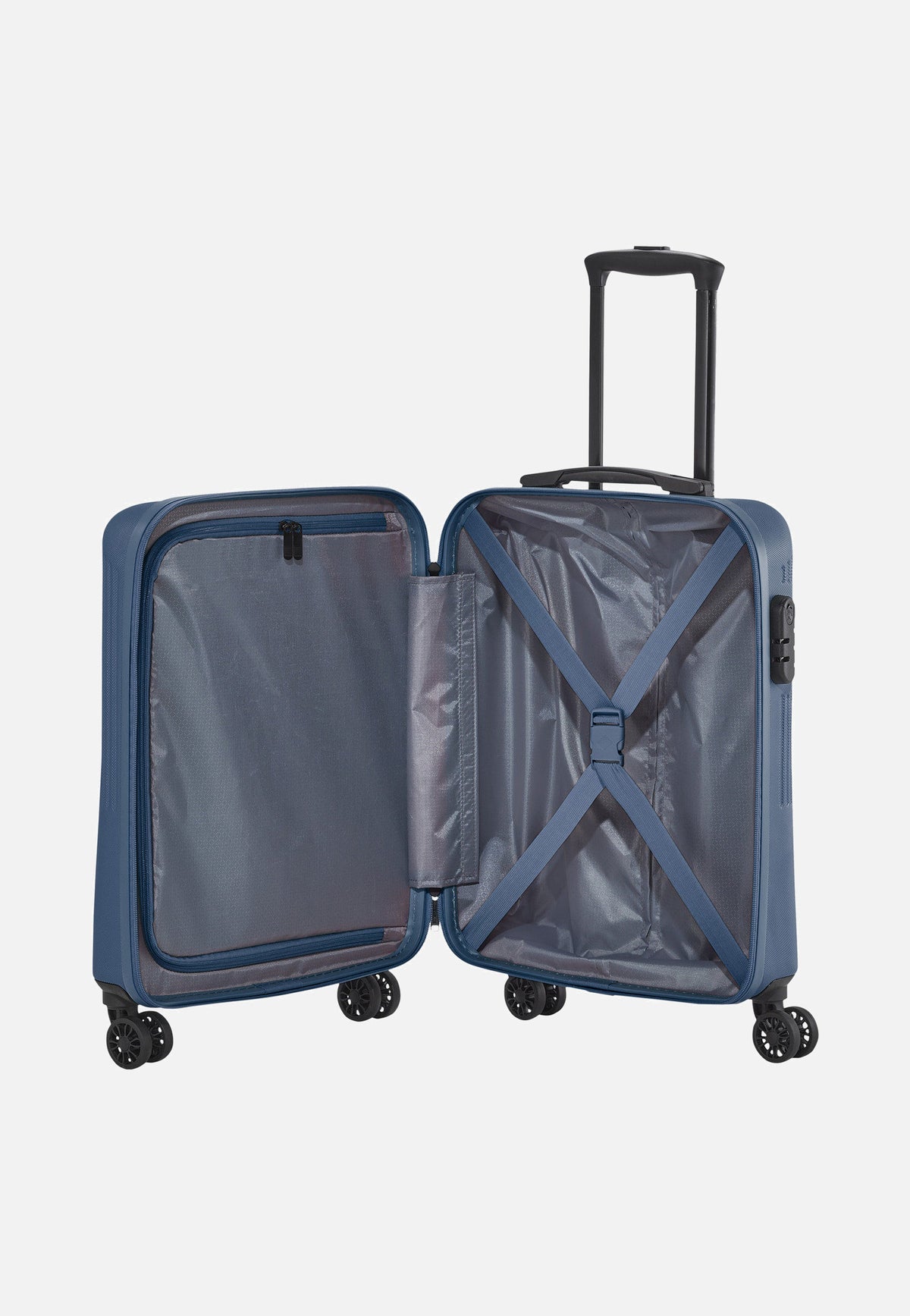 travelite Bali 4w Trolley S Blau Koffer
