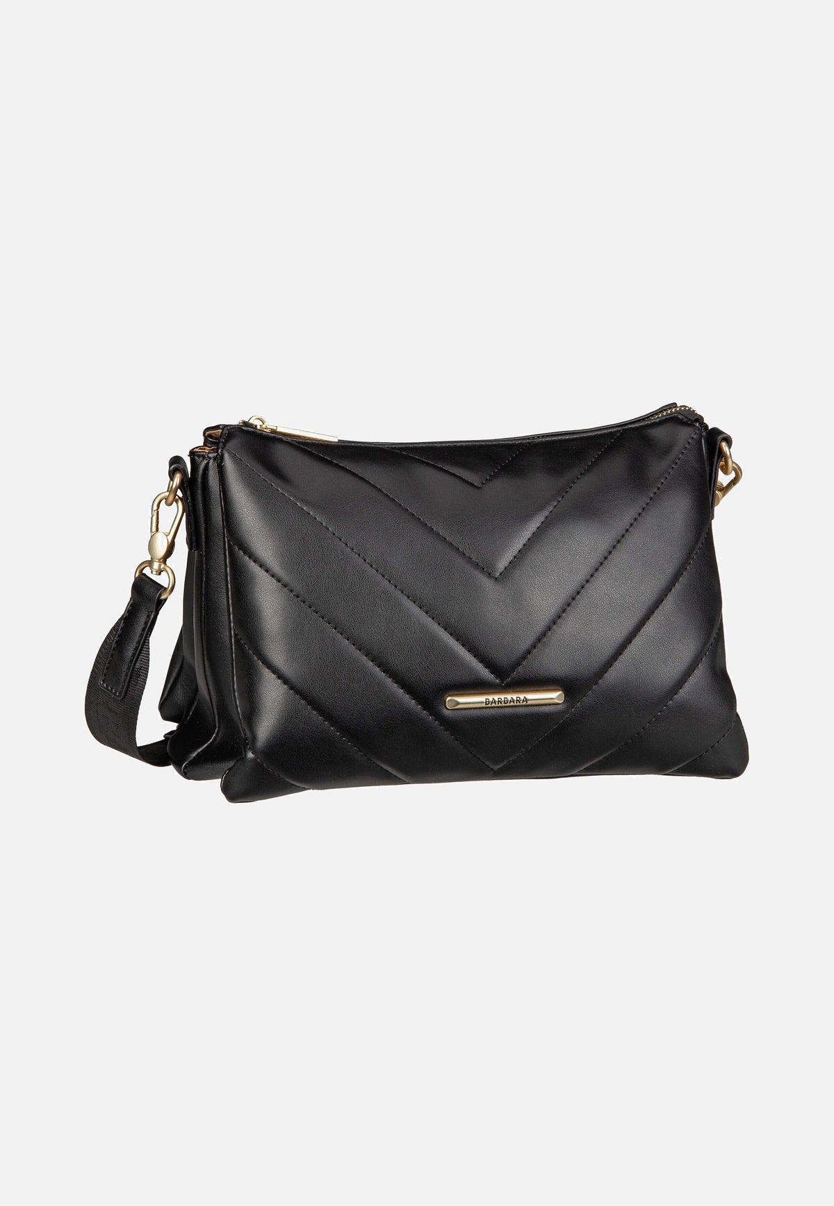 travelite Barbara Cozy CB Trio Schwarz Umhängetasche
