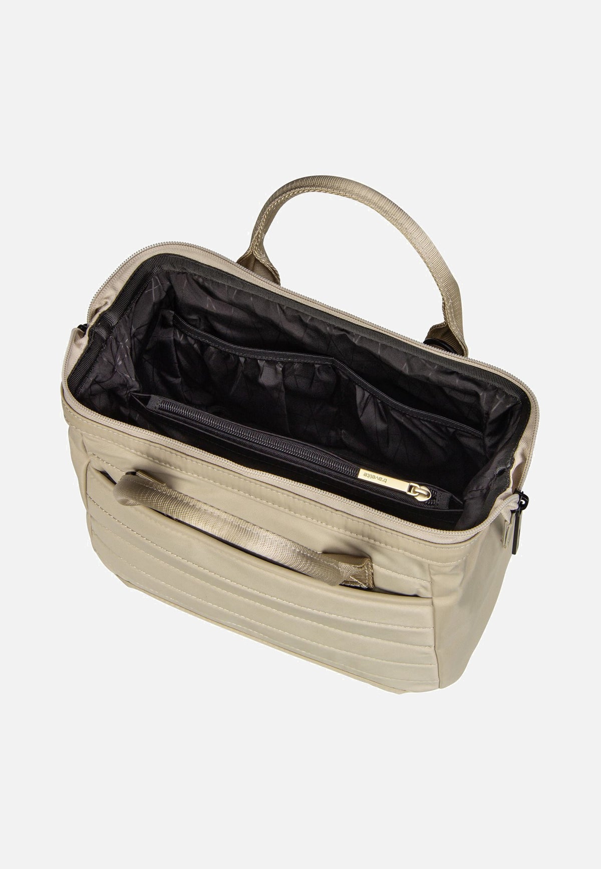 travelite Barbara Stepp Cosmetic Bag Satin Nude Kosmetiktasche