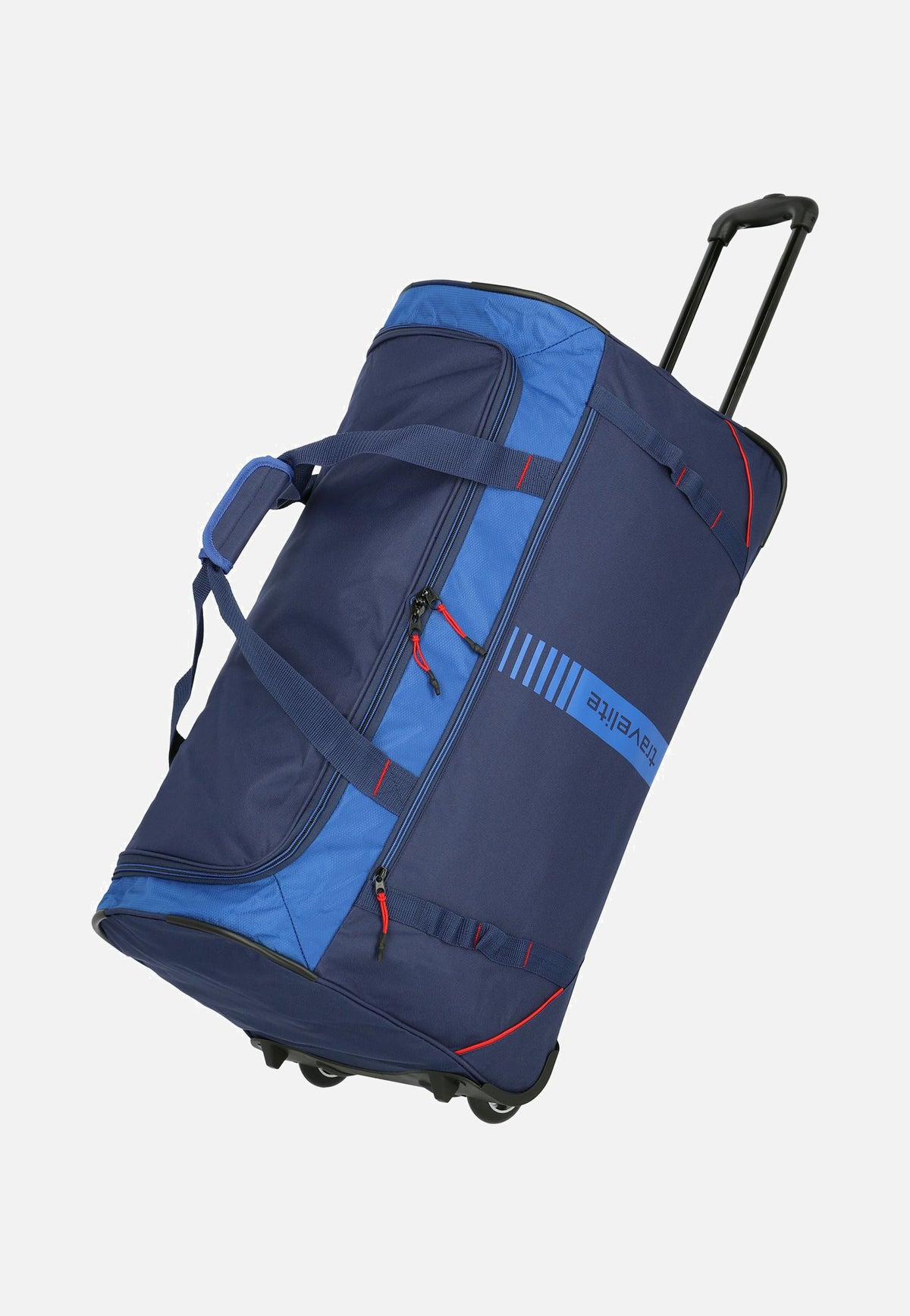 travelite Basics Active Marine/Rot Reisetasche mit Rollen