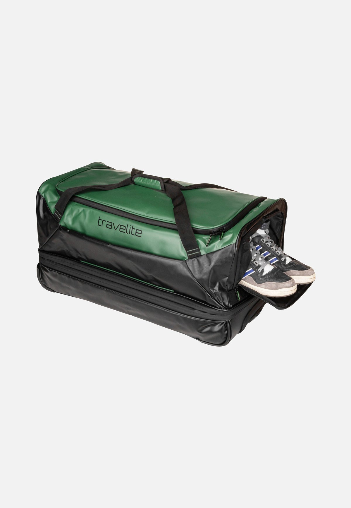 travelite Basics exp Grün Reisetasche mit Rollen