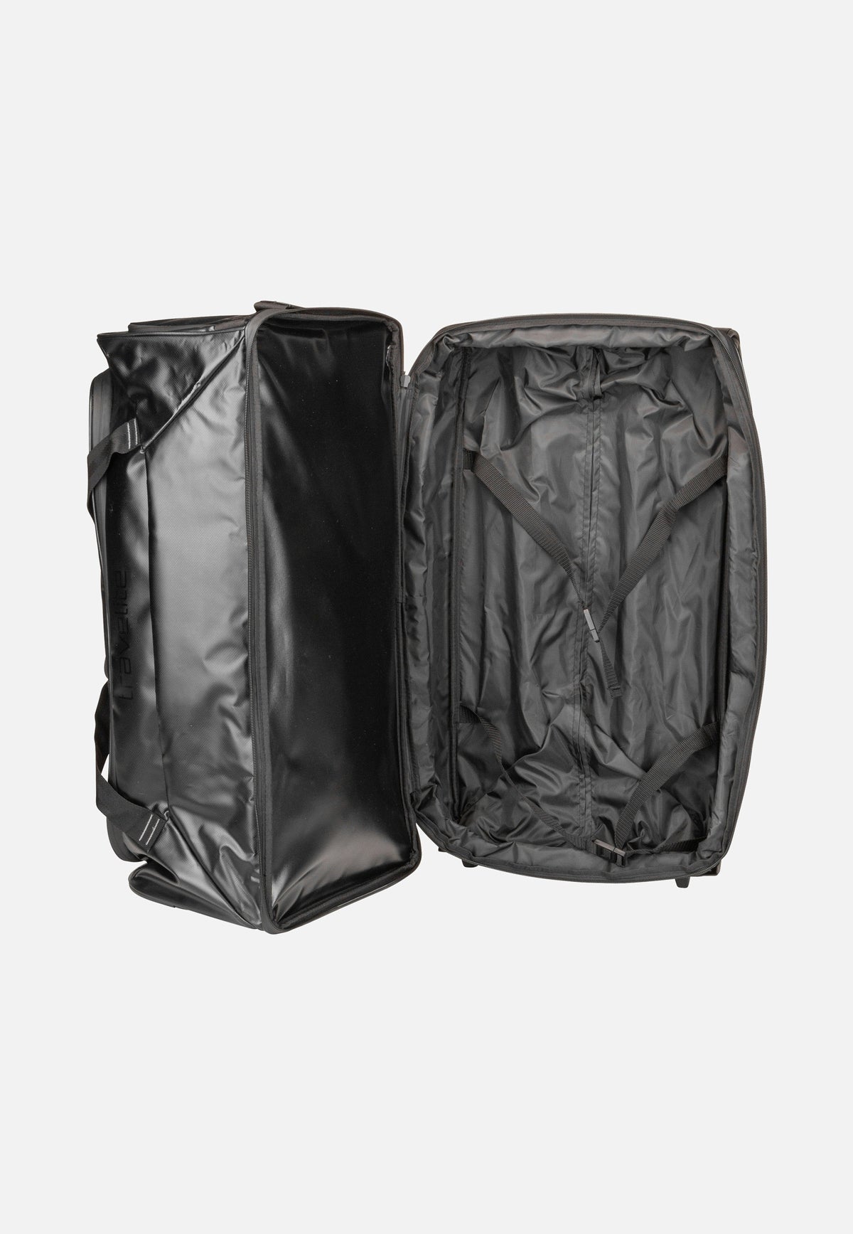 travelite Basics exp Schwarz Reisetasche mit Rollen
