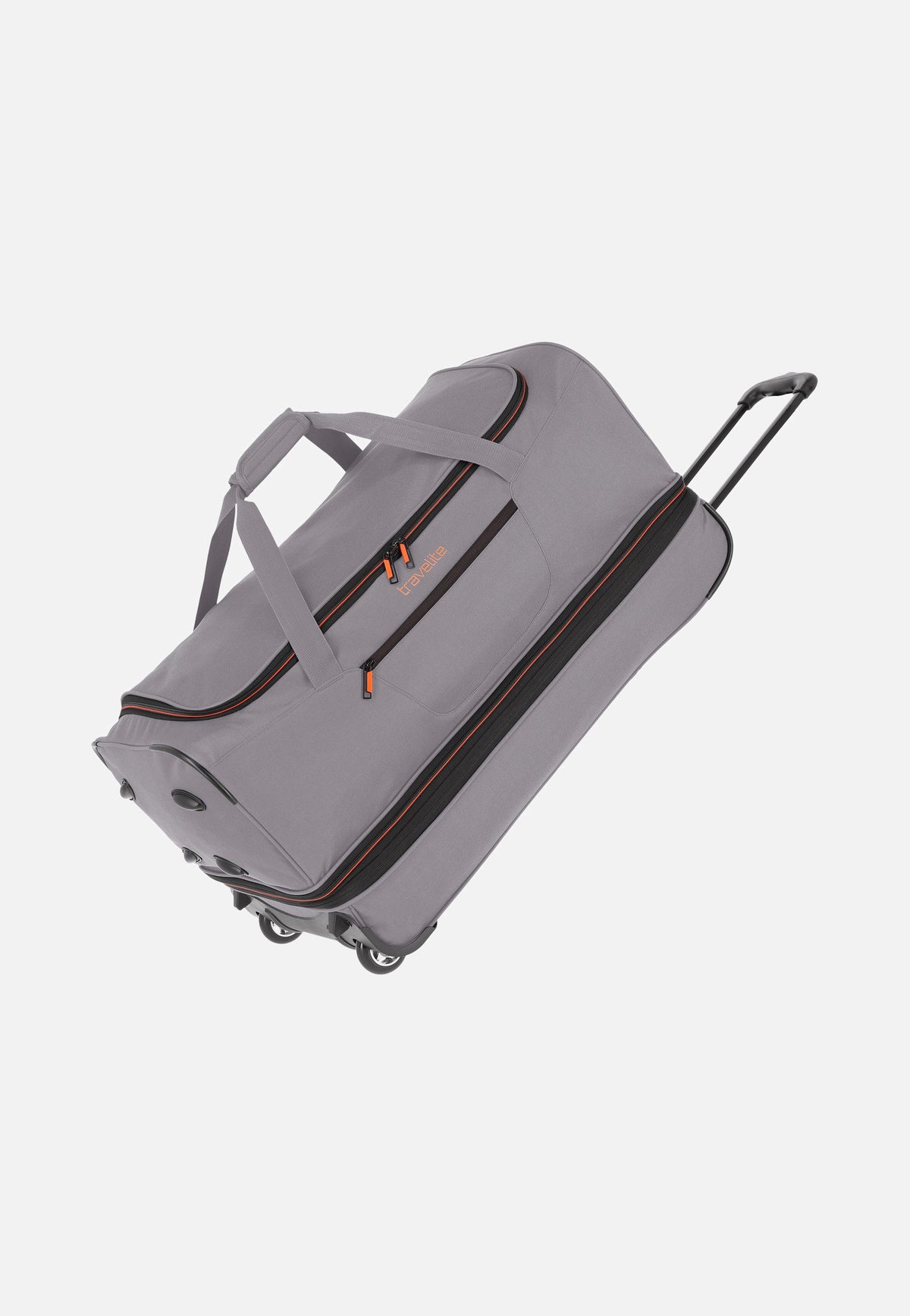 travelite Basics Trolley L Grau Reisetasche mit Rollen