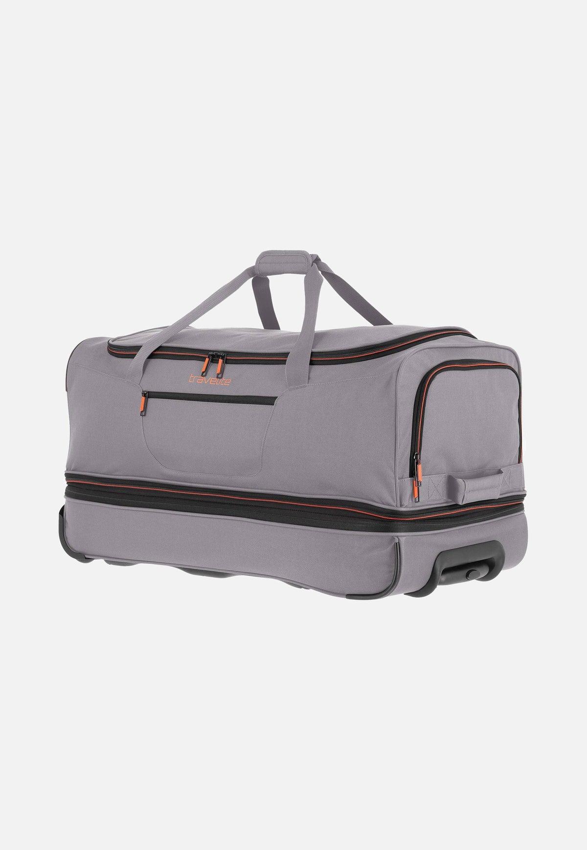 travelite Basics Trolley L Grau Reisetasche mit Rollen