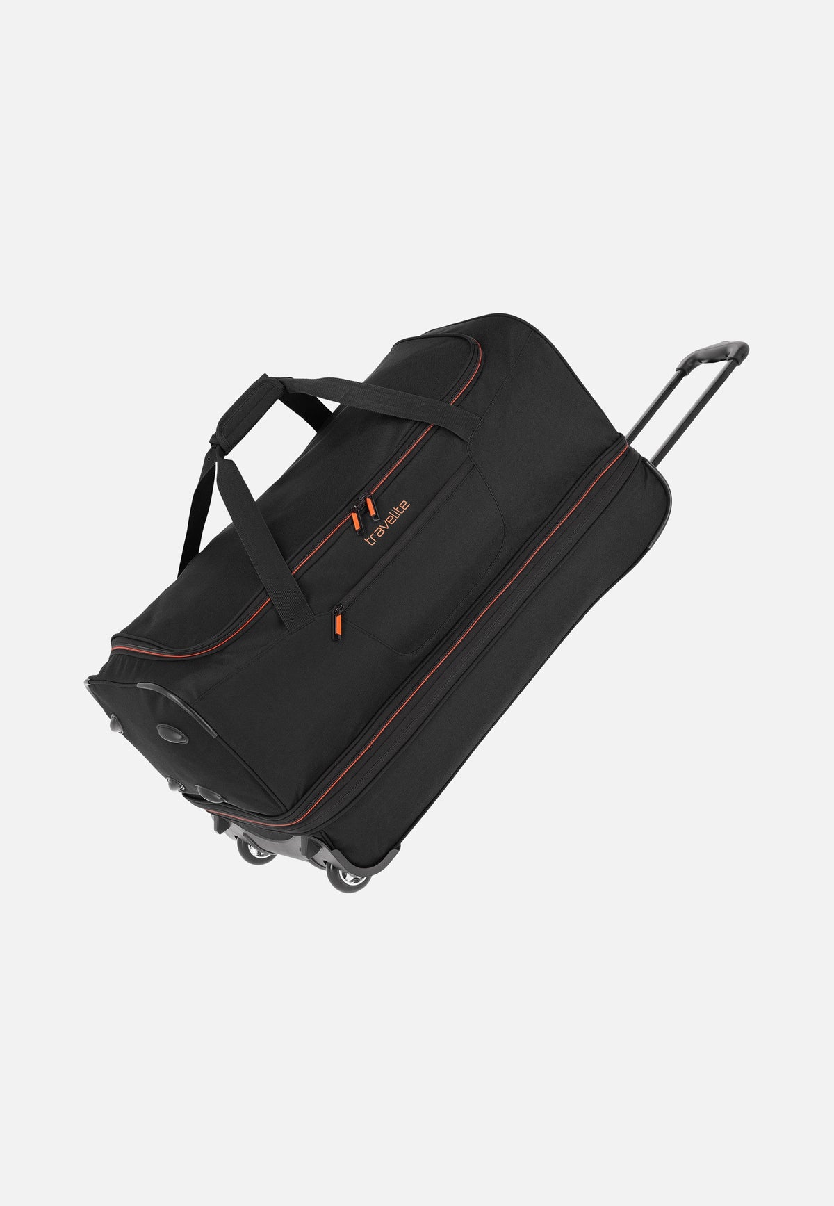 travelite Basics Trolley L Schwarz Reisetasche mit Rollen