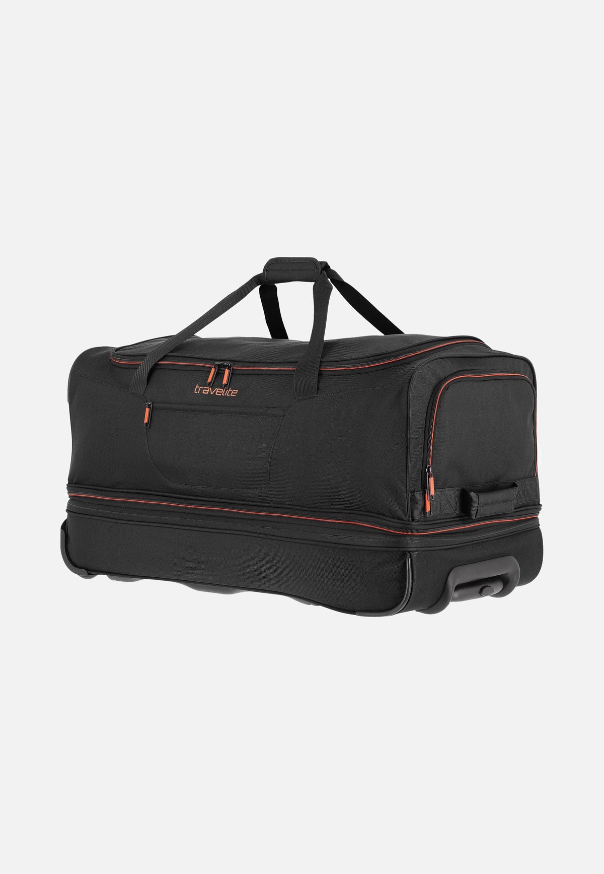 travelite Basics Trolley L Schwarz Reisetasche mit Rollen