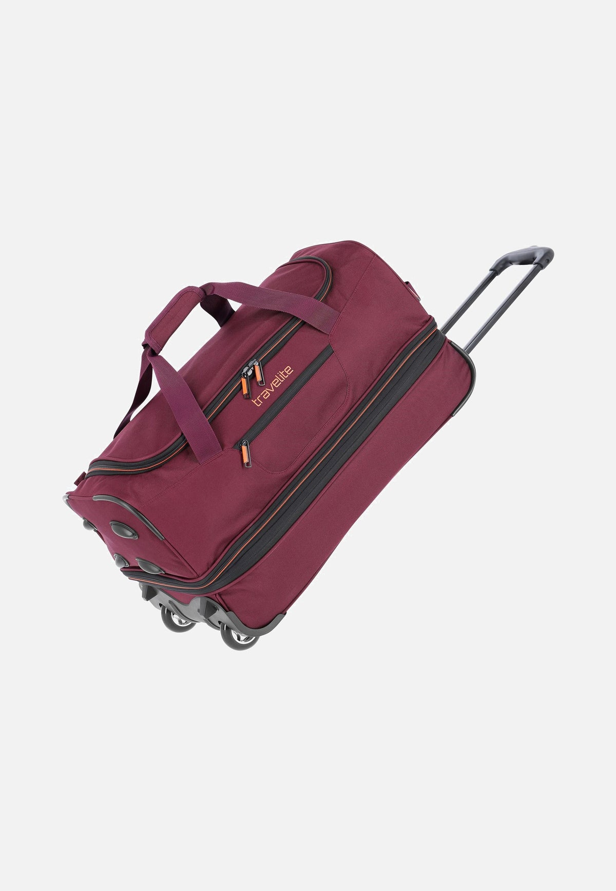 travelite Basics Trolley S Bordeaux Reisetasche mit Rollen