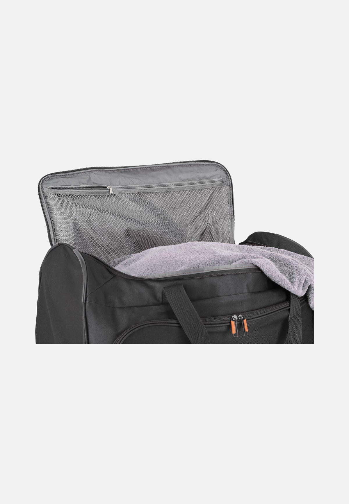 travelite Basics Trolley Schwarz Reisetasche mit Rollen