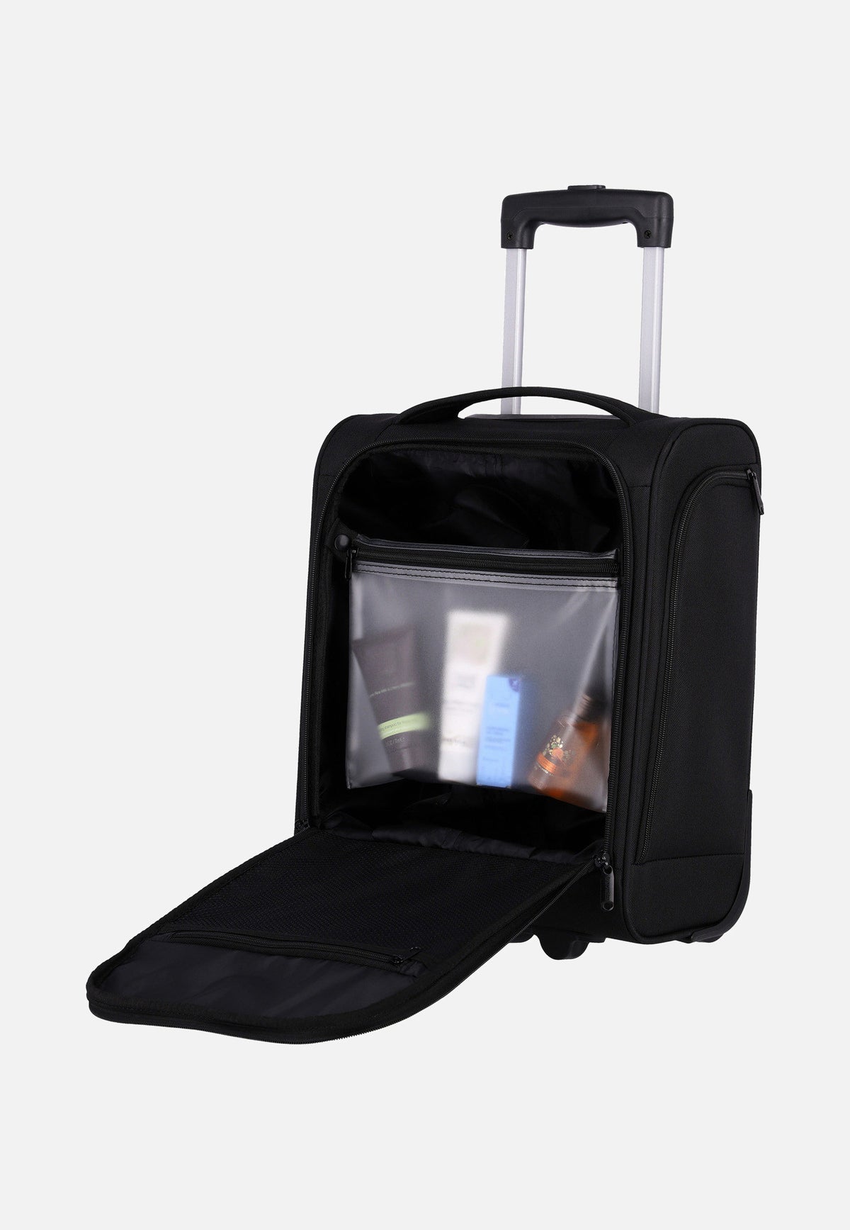 travelite Cabin 2w Bordtrolley Underseater Schwarz Koffer