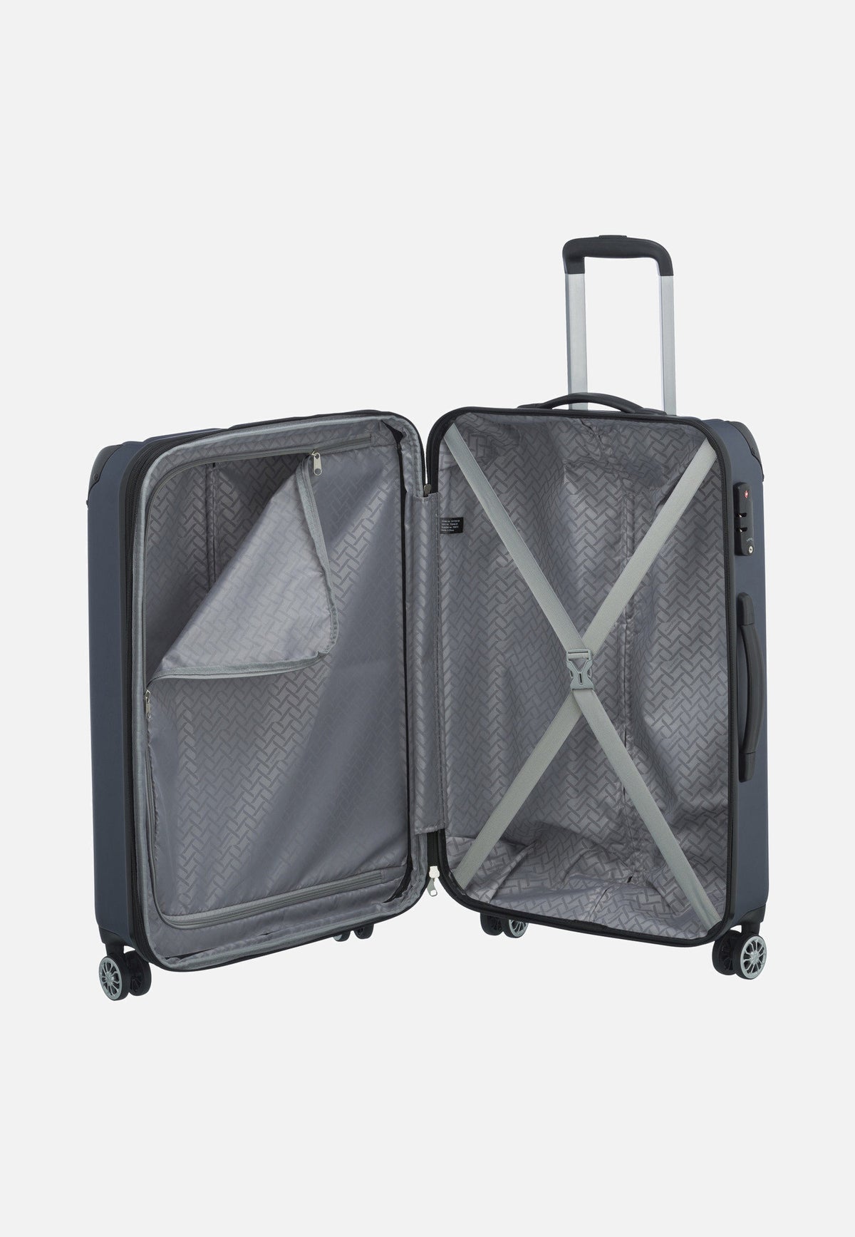 travelite City 4-Rad Trolley M exp Anthrazit Koffer