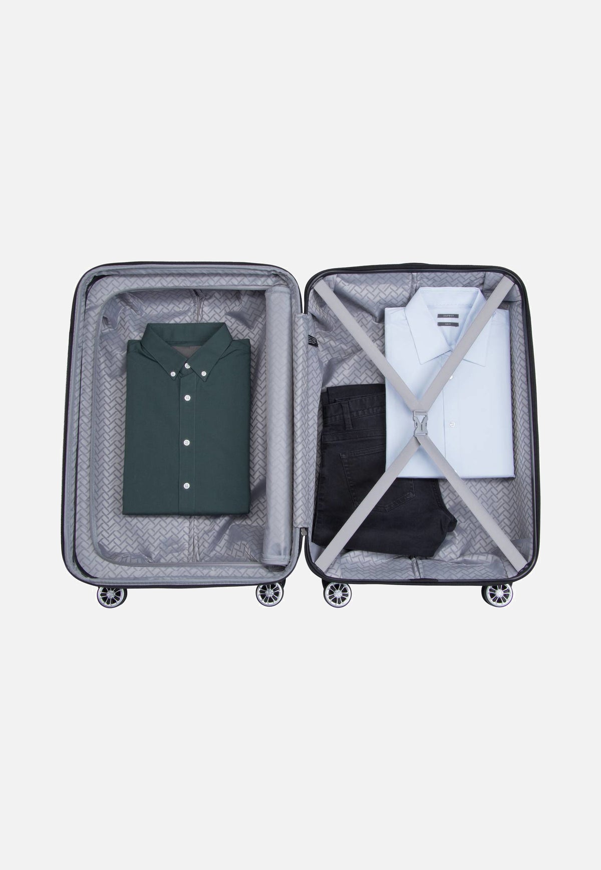 travelite City 4-Rad Trolley M exp Marine Koffer