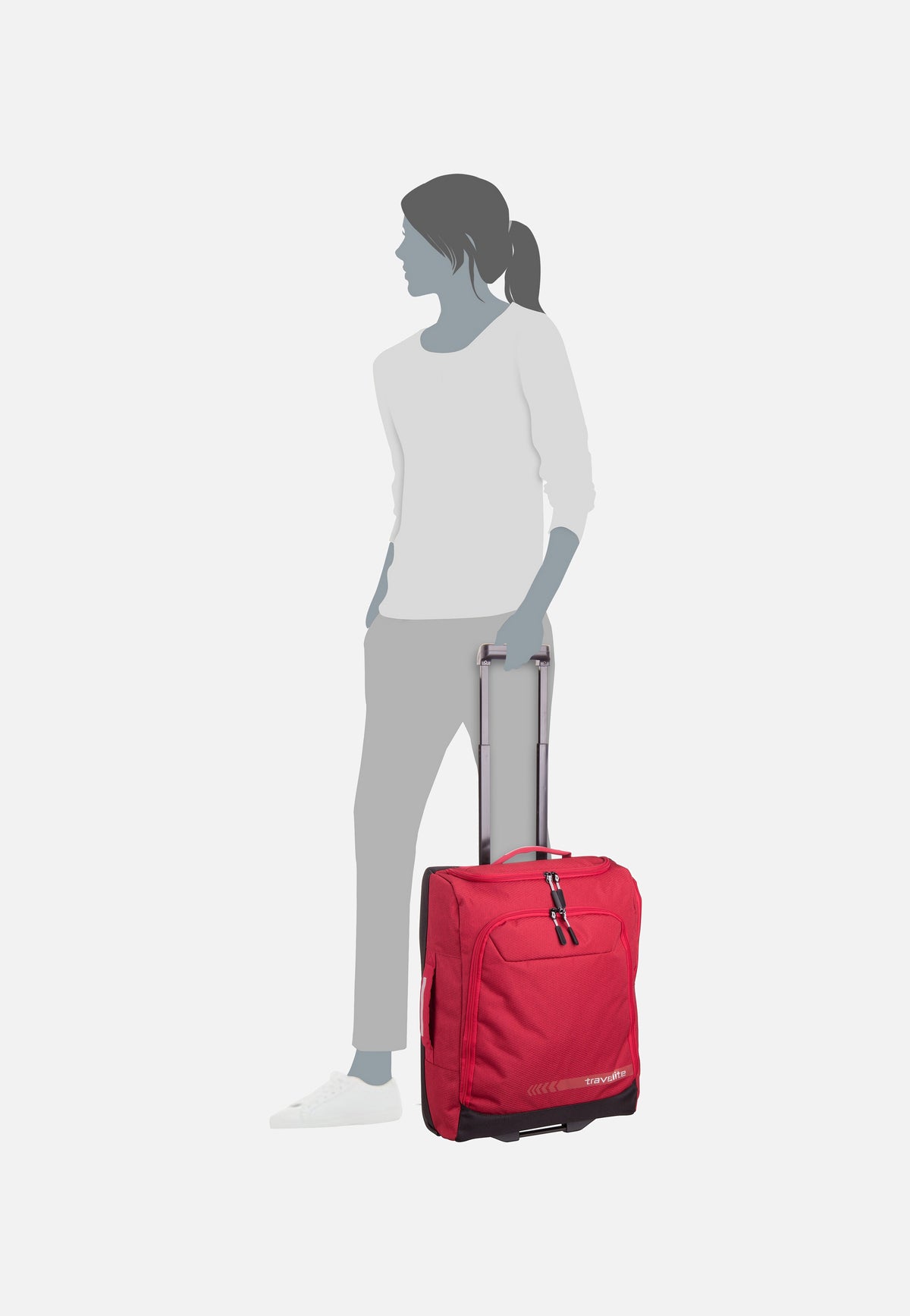 travelite Kick Off S Petrol Reisetasche mit Rollen