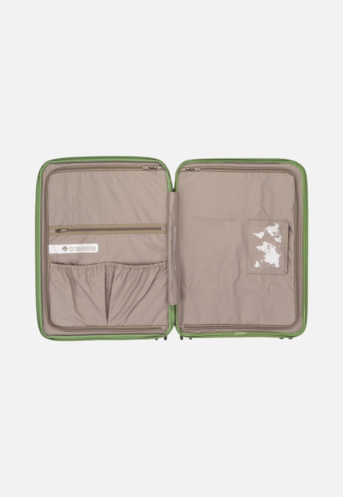 travelite Mooby 4w Trolley M Grün Koffer