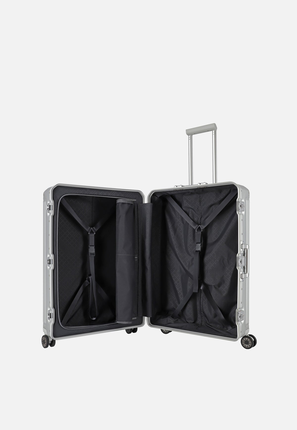 travelite Next 4w Trolley L Silber Koffer