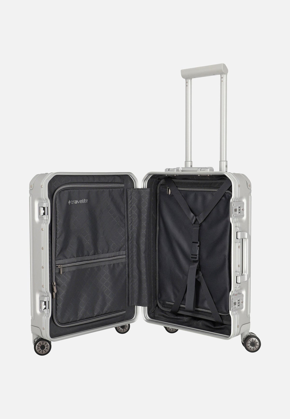 travelite Next 4w Trolley S Silber Koffer