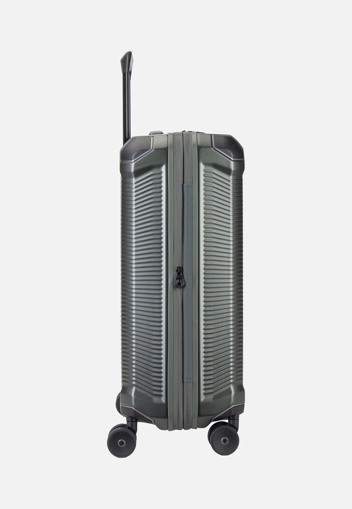 travelite Millennium Trolley 4W M Exp. Pine Green Suitcase