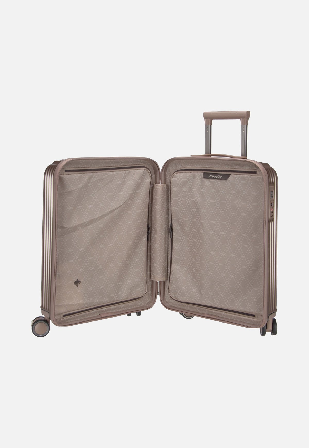 travelite Paros 4W Trolley S Cappuchino Koffer