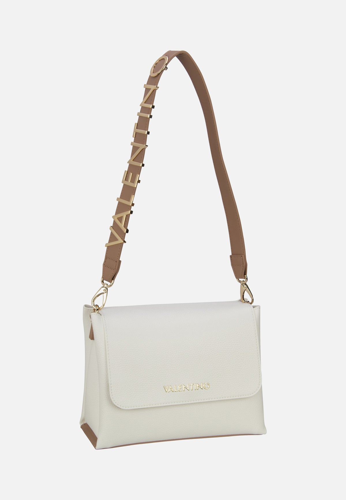 Valentino Alexia Cartella 803 Bianco/Cuoio Abendtasche