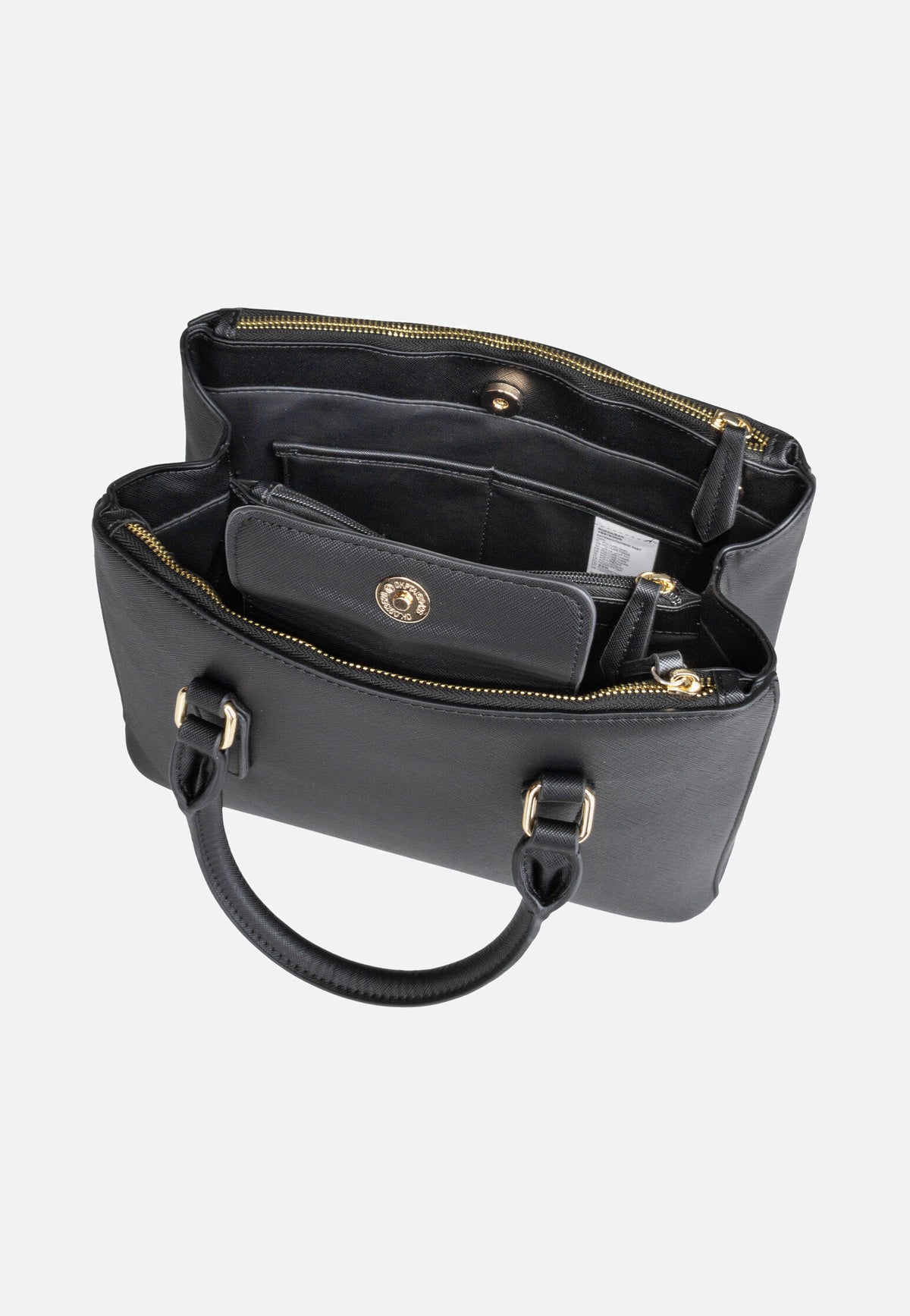 Valentino Zero RE Shopping 302 Nero Satchel