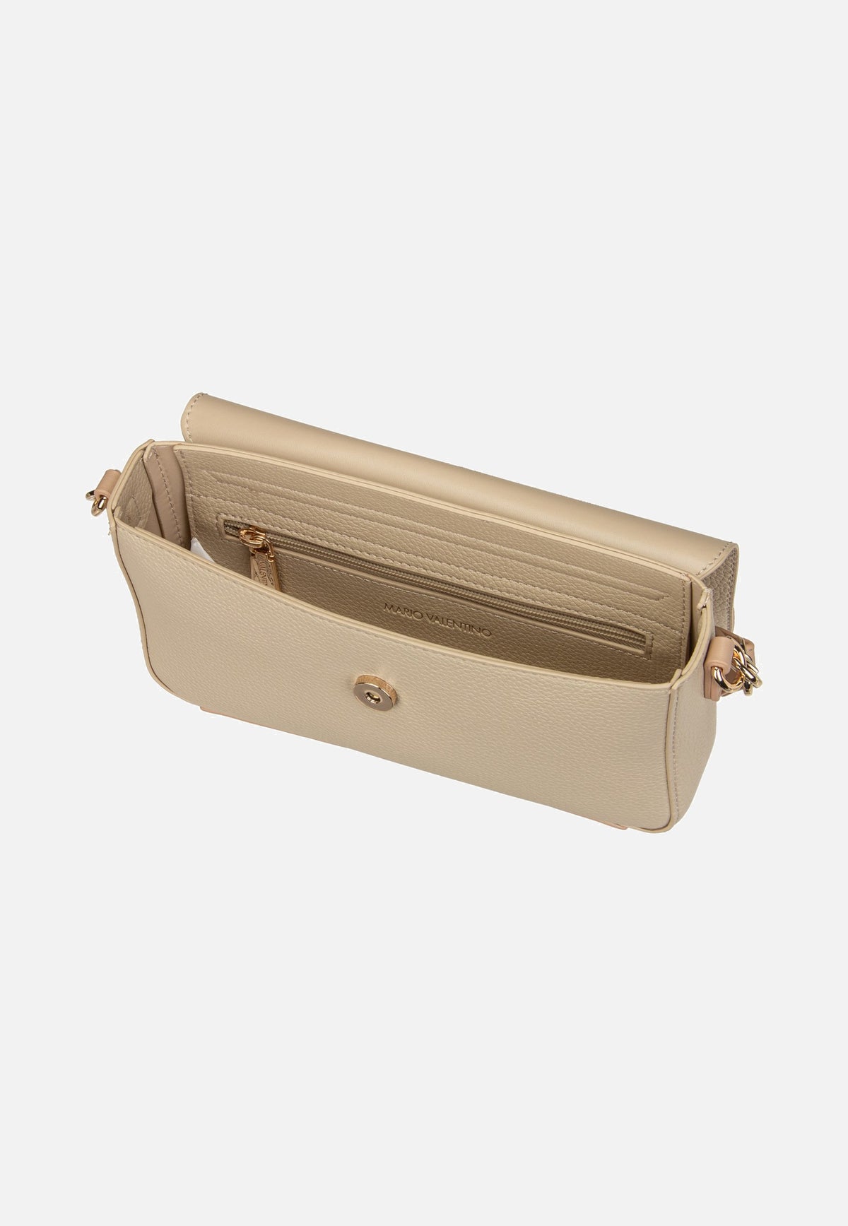 Valentino Alexia Flap Ecru Schultertasche