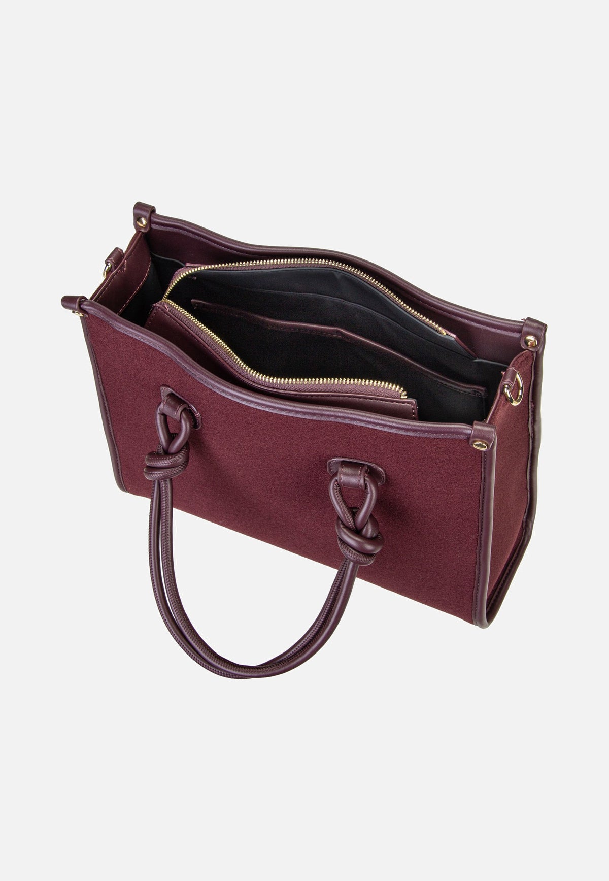 Valentino Winter Aella G04 Bordeaux Tote Bag