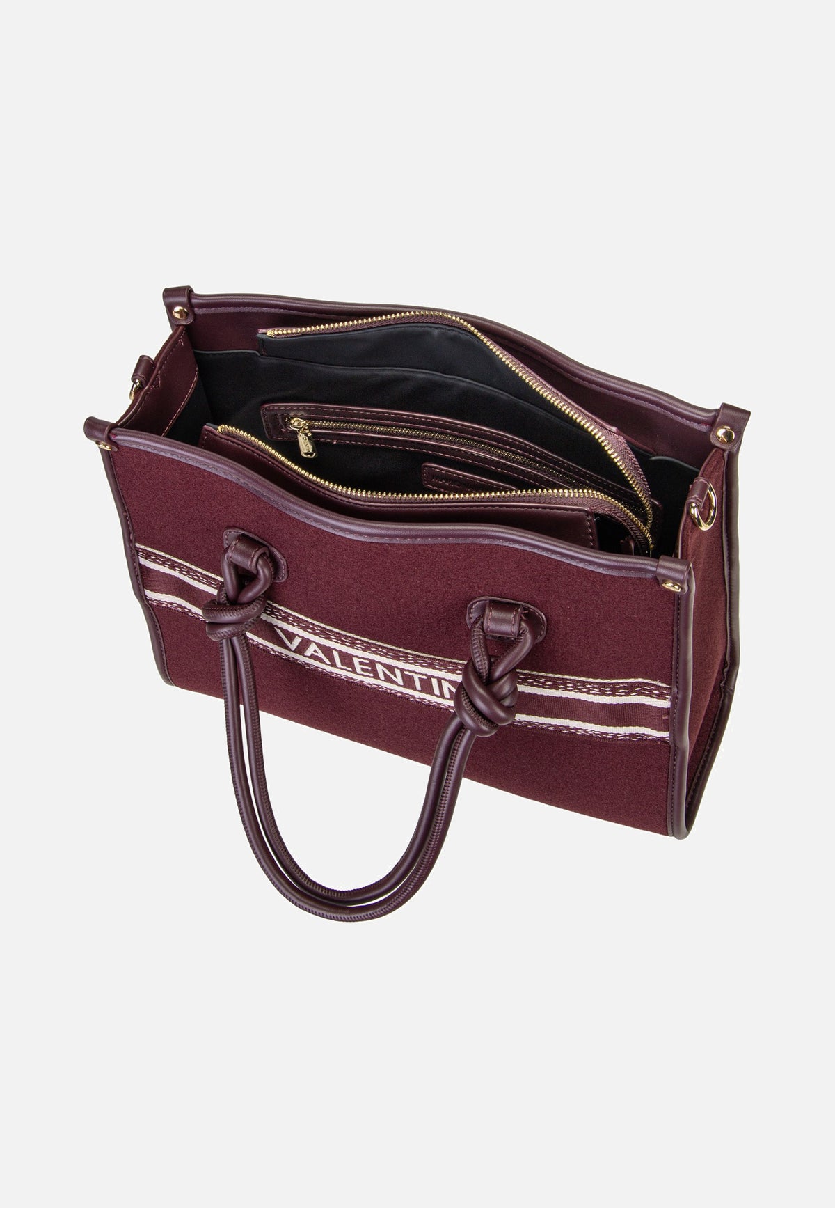 Valentino Winter Aella G04 Bordeaux Tote Bag