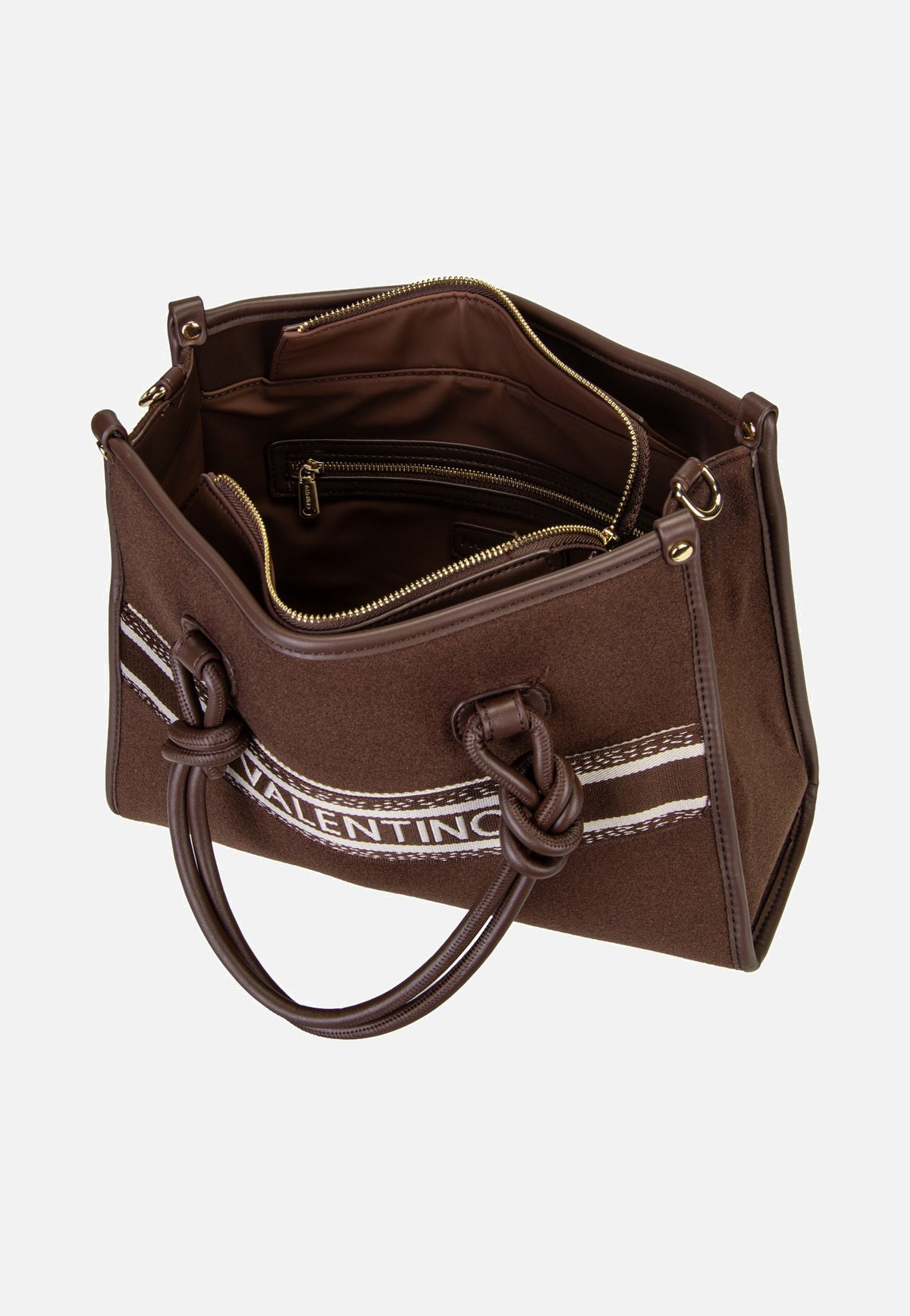 Valentino Winter Aella G04 Caffe Tote Bag