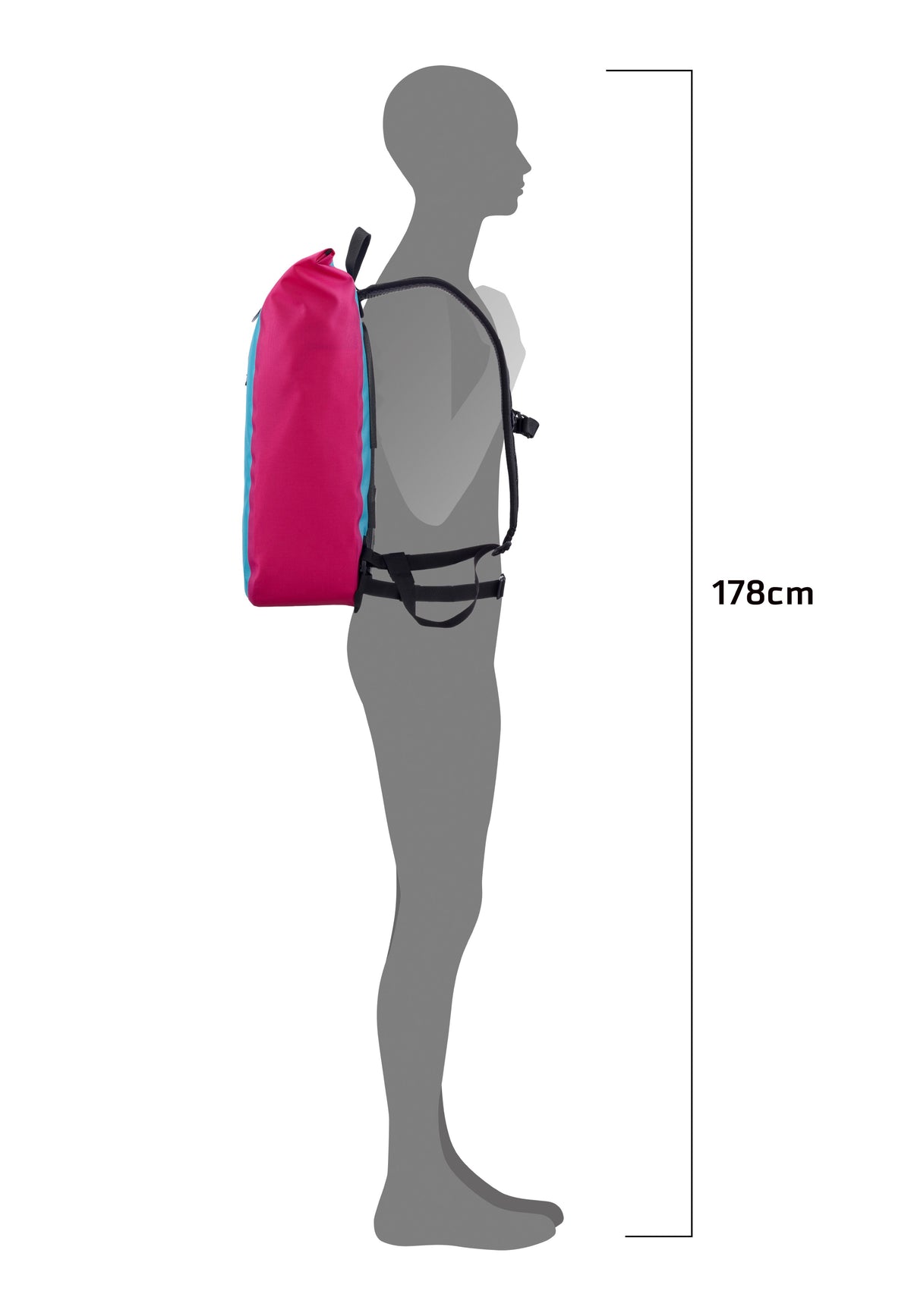 ORTLIEB Velocity Lite Cyber 23L Cyber Blue/Pink Reiserucksack