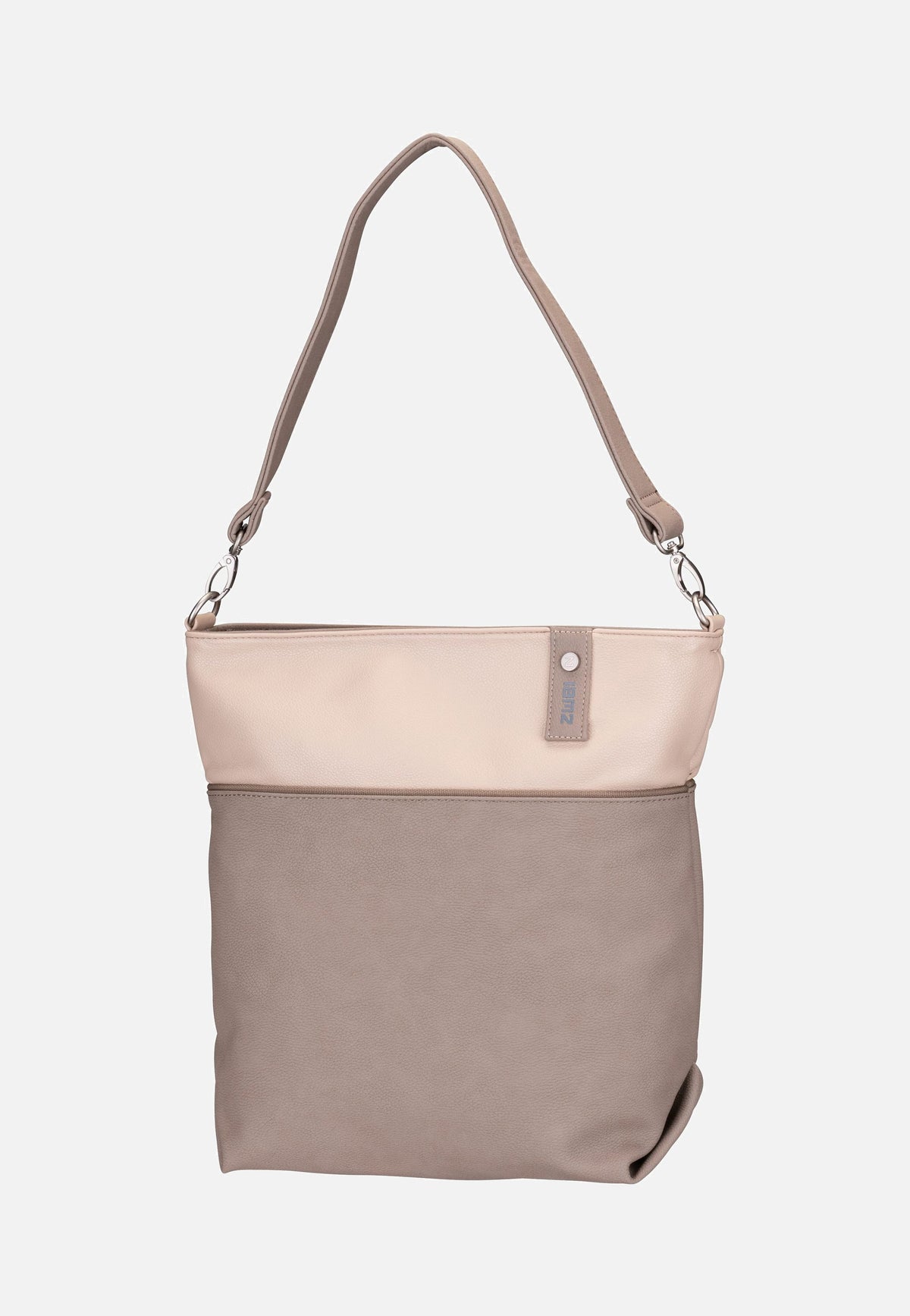 zwei Jana J12 Nubuk/Cappucino Beuteltasche