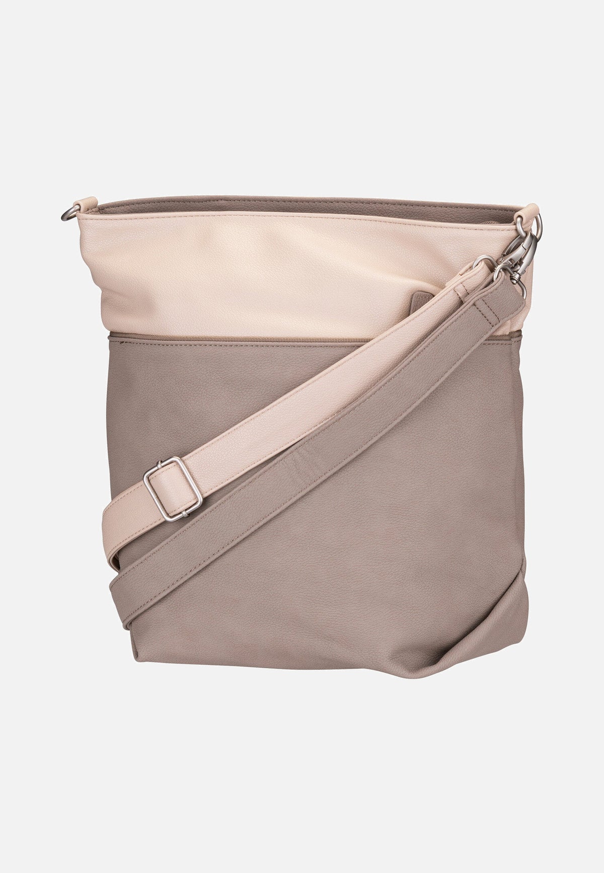 zwei Jana J12 Nubuk/Cappucino Beuteltasche