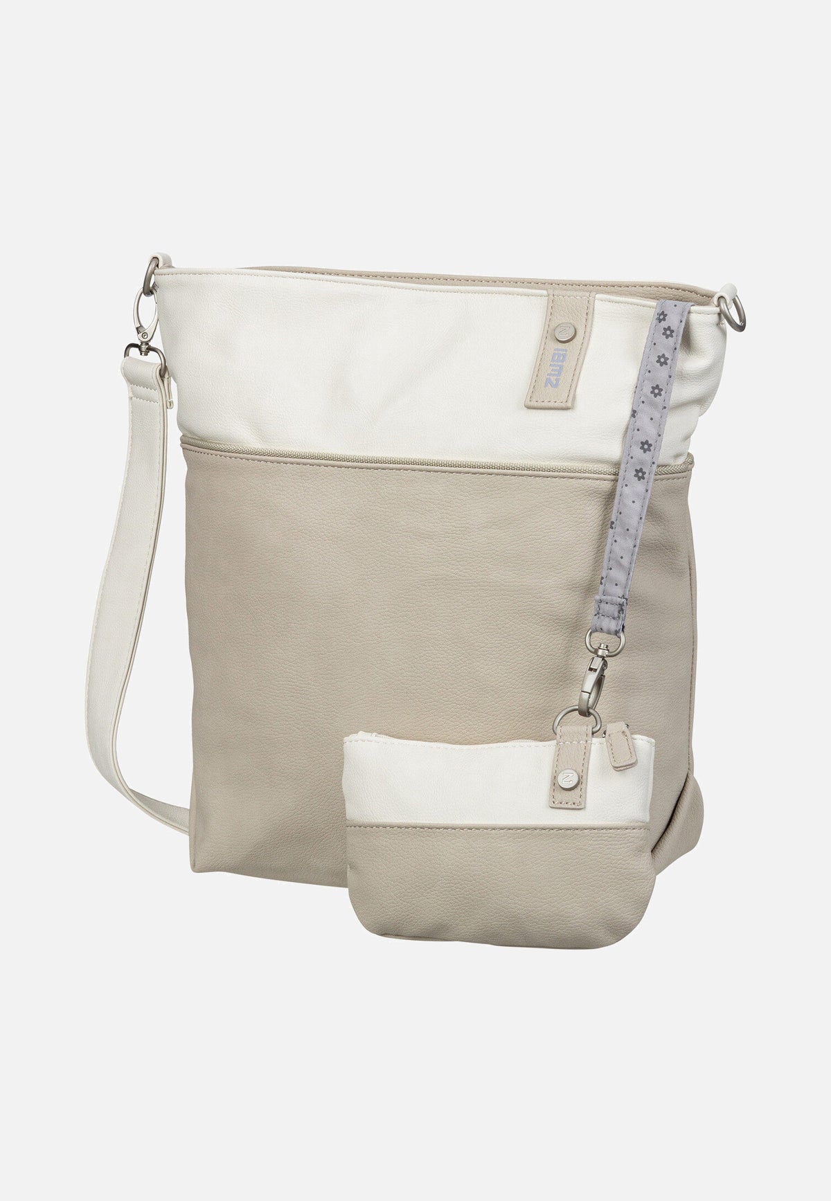 zwei Jana J12 Nubuk/Linen Beuteltasche