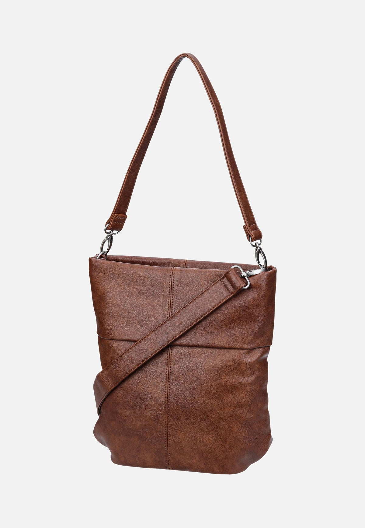 zwei Mademoiselle M90 Cognac Hobo Bag