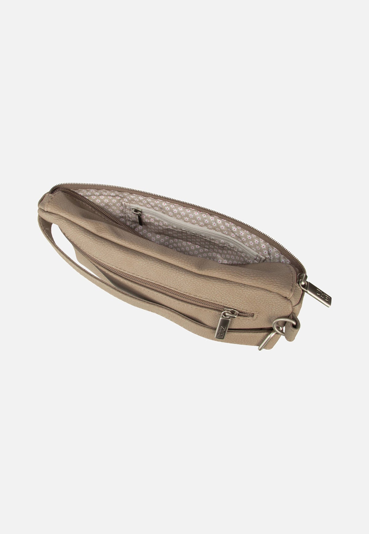 zwei Mademoiselle MH4 Nubuk/Cappucino Bauchtasche