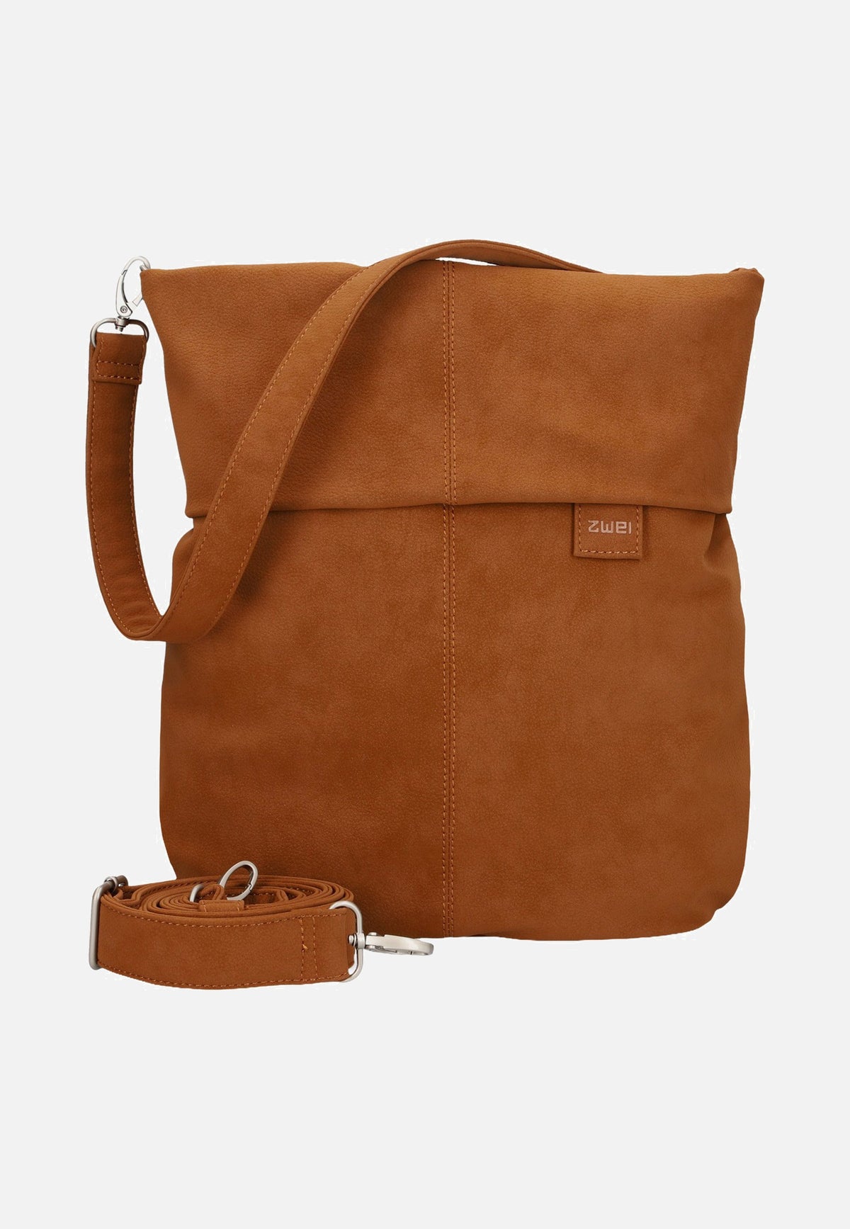zwei Mademoiselle M12 Nubuk/Cognac Hobo Bag